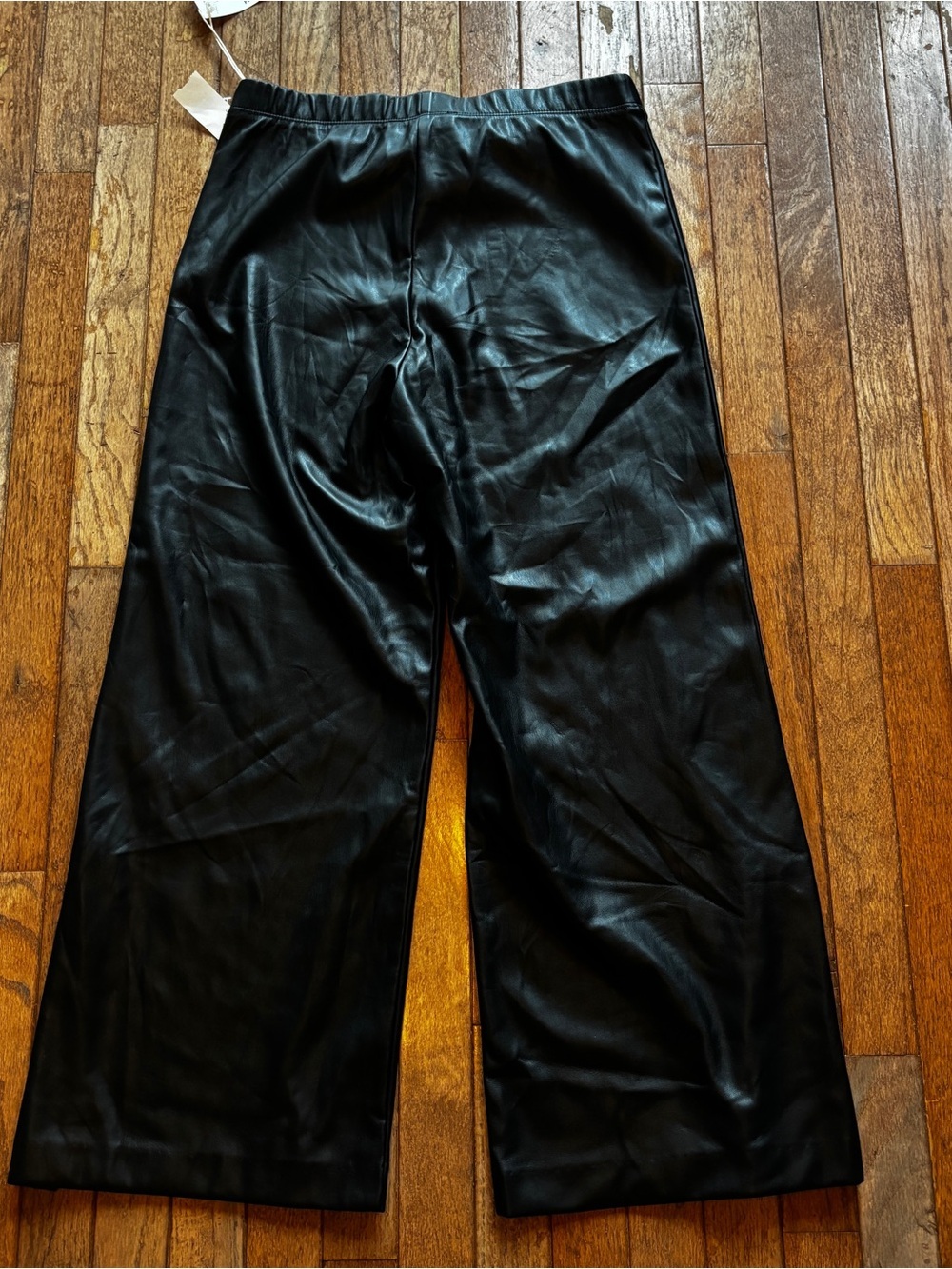 NWT Fitfteen Twenty faux leather button hem pants-L - Picture 9 of 9